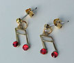 16th Note Earrings