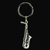 Alto Sax Pewter Keychain