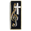 treble clef pin