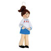 Girl with Flute Ornament