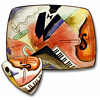music chips and dip tray