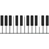 Keyboard with Hand Tie 