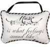 music hanging pillow