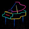 Embroidered Piano T-shirt