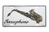 Saxophone License Plate