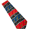 Sax Tie - Red & Blue