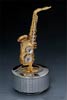 saxophone with austrian crystals