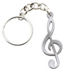 Treble Clef Keychain