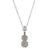 Violin Necklace � Silver
