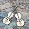 violin earrings